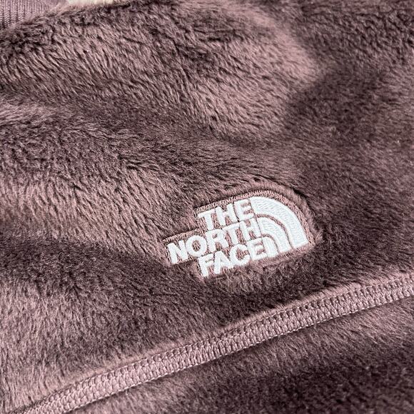 The North Face Jacket Size Medium Womens Luxe Osito Full Zip Coal Brown $130 - Picture 8 of 11